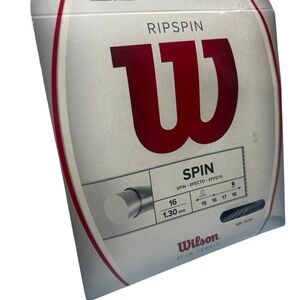Wilson Ripspin 16G Tennis String - Grey (1.30mm)
